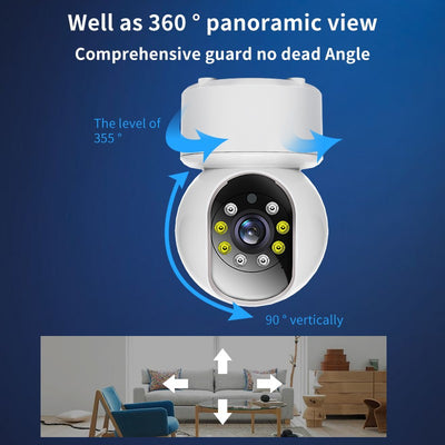 Cámara de Vigilancia WiFi 360° Visión Nocturna Full Color Interior - Image 19