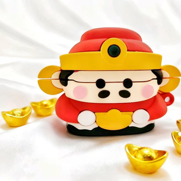 Funda para Audífonos Bluetooth Dios de la Prosperidad - Diseño Kawaii