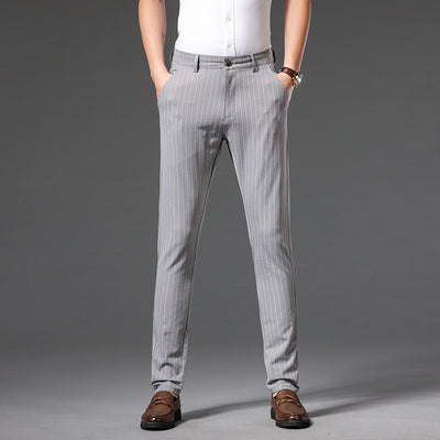 Pantalones Slim Juveniles con Rayas y Tecnología Stretch - Image 9