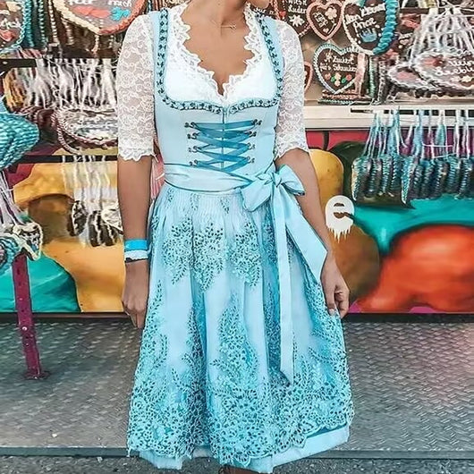 Vestido Casual de Algodón con Estampado Divertido para Mujer