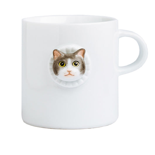 Taza de Cerámica con Diseño de Gato Adorable para Personalidad Creativa - Image 4