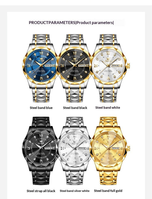 Reloj de Negocios OLEVS para Hombre con Esfera Luminosa y Resistencia al Agua - Image 11