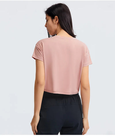 Top Deportivo Mujer Primavera Cuello Redondo Manga Corta Transpirable - Image 40