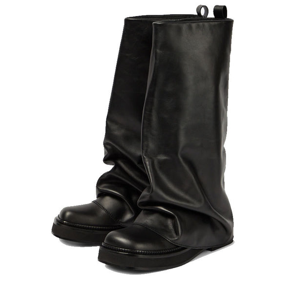 Botas Largas para Mujer con Caña Tubular y Cierre de Seguridad