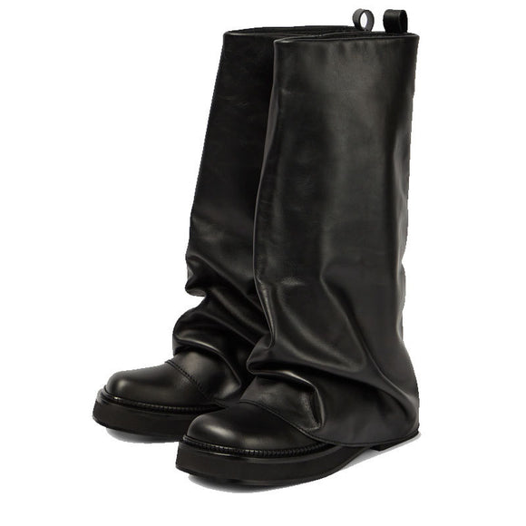 Botas Largas para Mujer con Caña Tubular y Cierre de Seguridad
