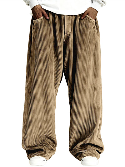 Pantalones de Buzo Corduroy Casual para Hombre con Bolsillos - Image 10