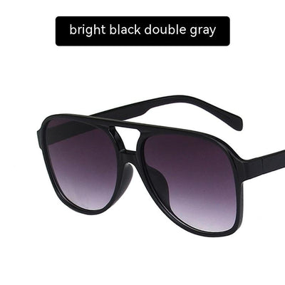 Gafas de Sol Retro Oversized con Doble Puente para Mujer - Image 3