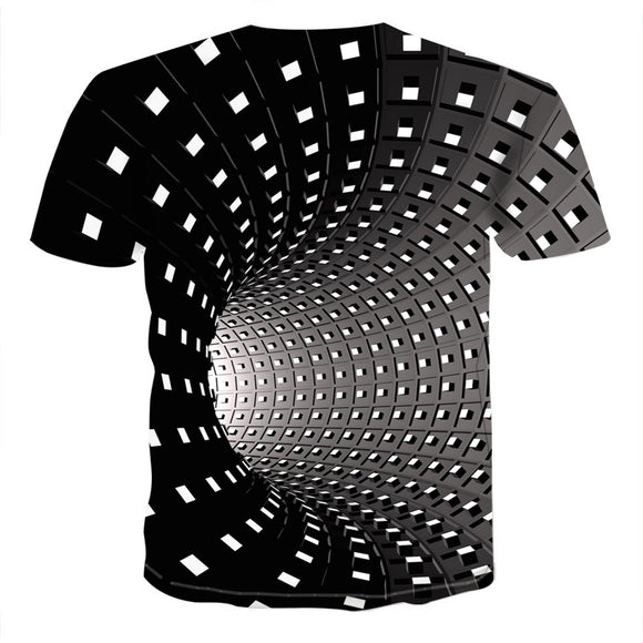 Playera Manga Corta 3D para Hombre
