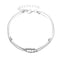 European And American Foot Decoration Creative Double Round Beads Plateado