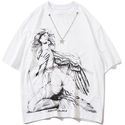 Playera Hip Hop Alas de Ángel Oscuro - Diseño Urban Street - Image 12