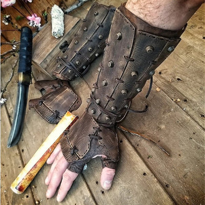 Guantes de Boxeo con Refuerzo de Remaches en Cuero - Image 10