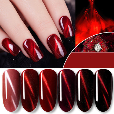 Extensiones de Gel Felino Rojo Llama - Image 9