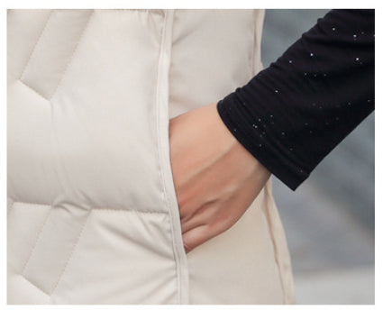Abrigo Parka Acolchado Reversible con Capucha para Mujer - Image 20