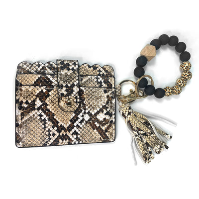 Set de Pulsera Llavero con Bolsa de Cosmético - Diseño Moderno - Image 12