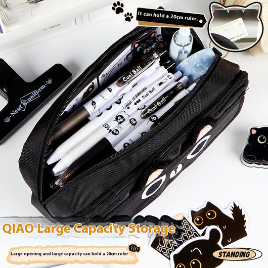 Bolsa de Útiles Gato Fashion Capacidad Grande - Image 10