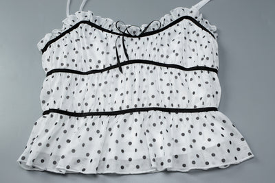 Camiseta de Malla con Lunares - Diseño Sexy Escote Profundo - Image 17