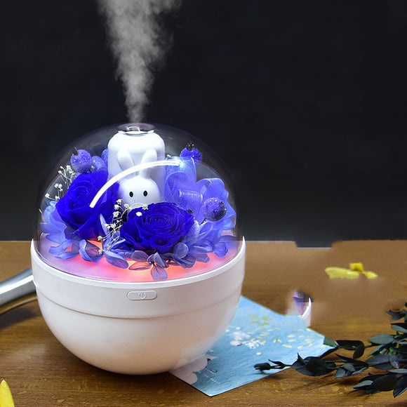 Difusor Humidificador con Flores Eternas Aromáticas