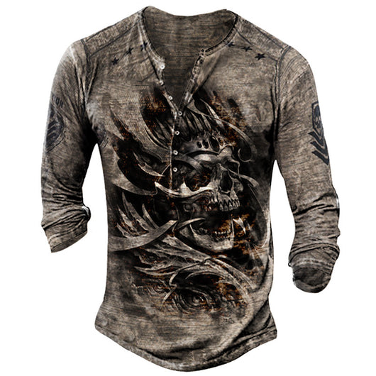 Playera Deportiva Estampada de Manga Larga para Hombre - Image 19