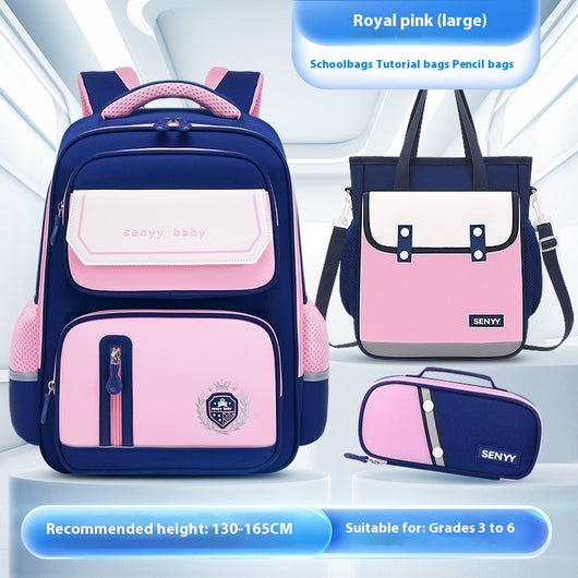 Mochila Escolar Ergonómica con Protección de Columna y Tela Impermeable - Image 36