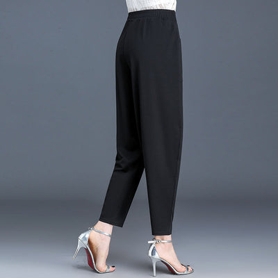Pantalones Harem Mujer Cintura Alta Estilo Casual Bloomers - Image 4