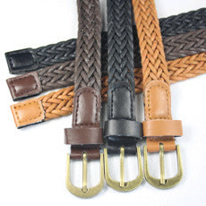 Cinturón Tejido Retro con Hebilla de Aleación de Bronce - Estilo Vintage para Mujer - Image 11