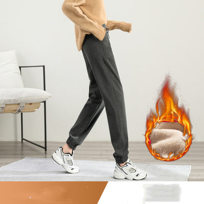 Pantalón Holgado de Terciopelo para Mujer Talla Plus - Image 10