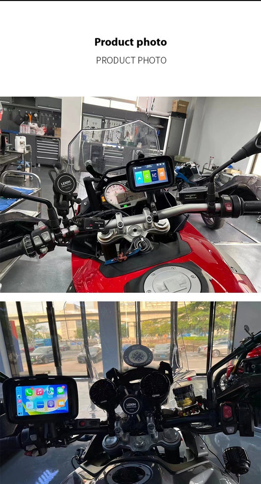 GPS Moto 5 pulgadas Wireless CarPlay Impermeable Portátil - Image 14
