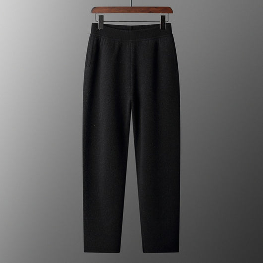 Pantalones de Cachemira Gruesa Talle Alto para Hombre - Image 7