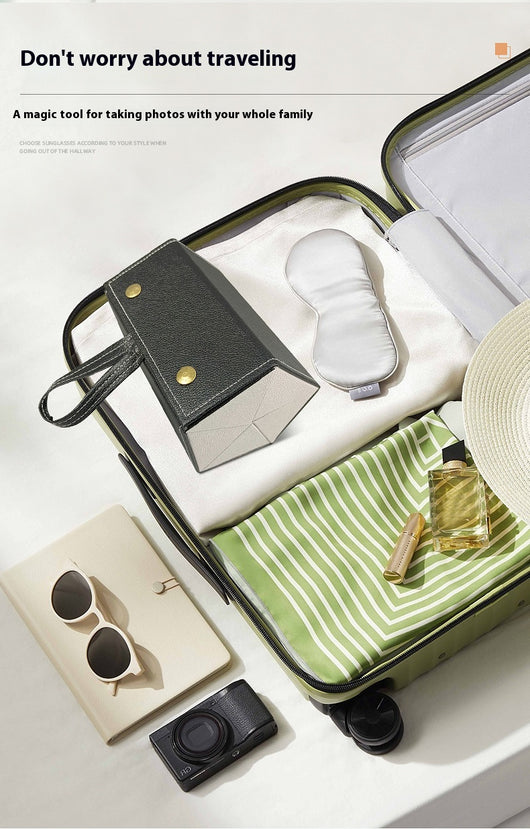 Estuche Multiseccional para Gafas en Cuero - Organizador Plegable - Image 39