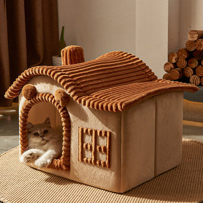 Arenero Cerrado Térmico para Gatos Winter Warm Villa - Image 12