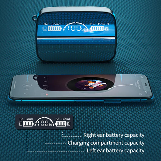 Auriculares TWS Bluetooth con Pantalla Digital y Control Táctil - Image 9