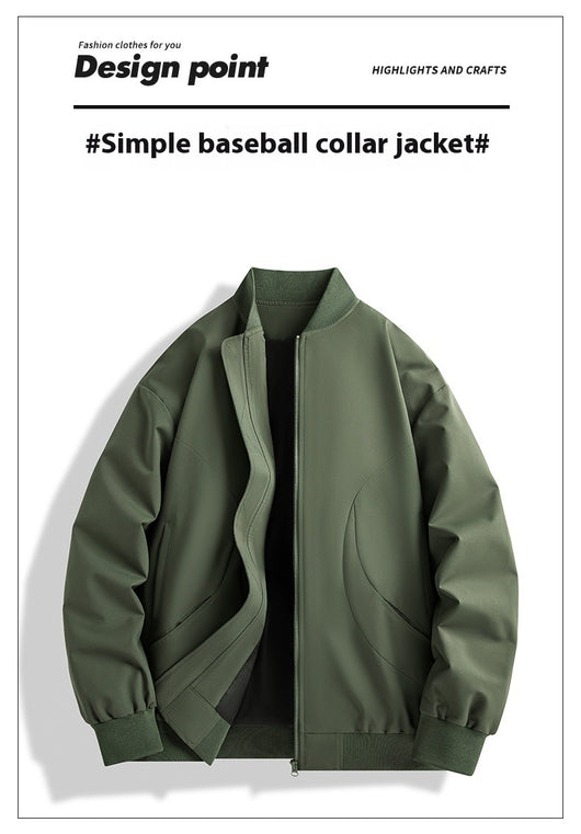 Cardigan Oversized Talla Grande Estilo Baseball - Image 15