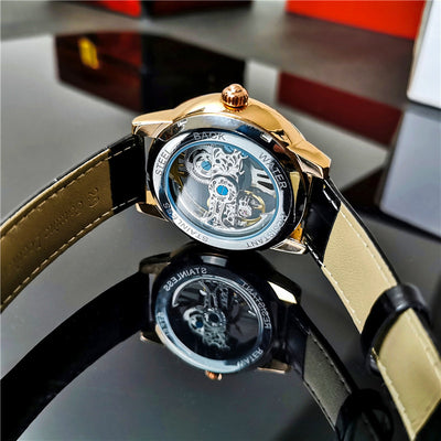 Reloj Mecánico Automático para Hombre con Cristal Doble y Resistencia al Agua - Image 4