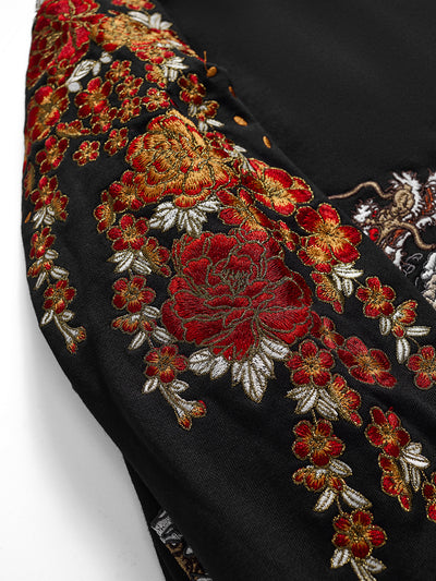 Sudadera con Capucha y Cierre Estilo Urbano - Chaqueta Pesada Bordada - Image 9