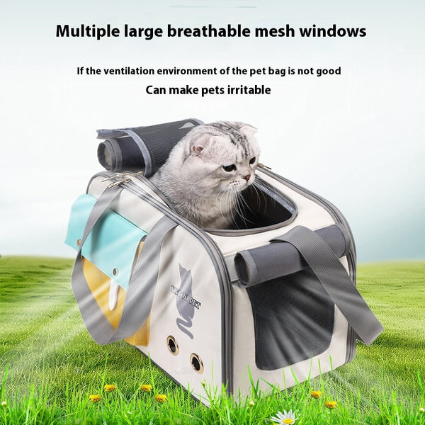 Mochila Transportadora para Mascotas Grande Transpirable