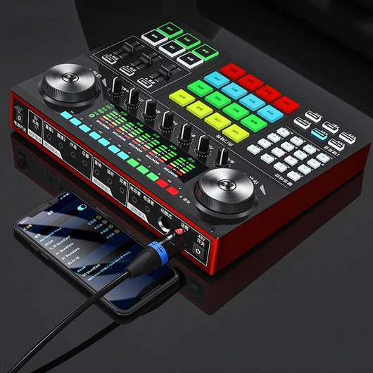 Micrófono Condensador USB Profesional Tenlamp G6 con Tarjeta de Sonido para Streaming, Gaming y Podcast