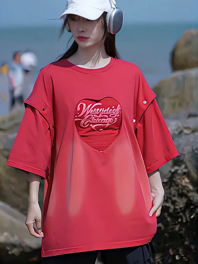 Camiseta Mujer Verano con Mangas Desmontables - Image 6