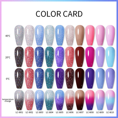 Esmalte de Uñas con Brillo Termocromático - Cambio de Color UV - Image 16