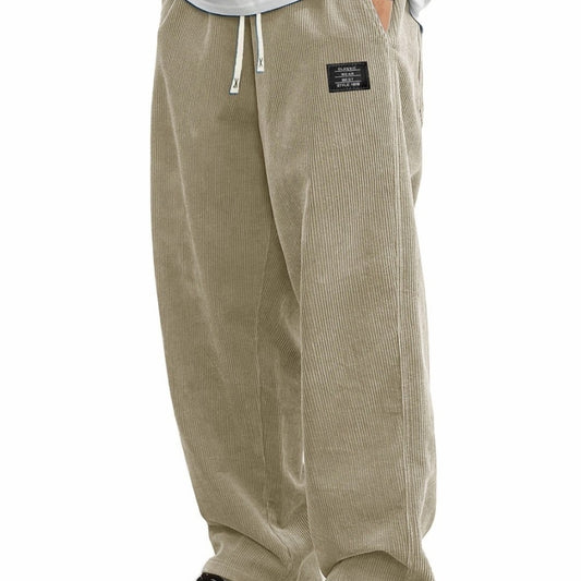 Pantalones de Pana Relajados para Hombre