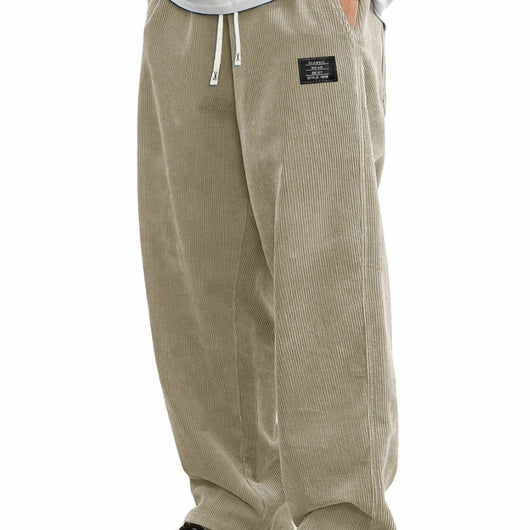 Pantalones de Pana Relajados para Hombre