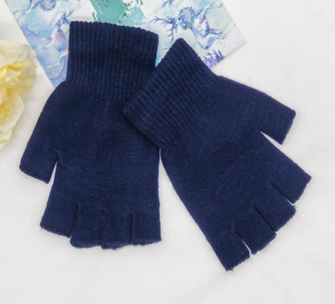 Guantes sin Dedos de Lana para Ciclismo - Cálidos y Versátiles - Image 10