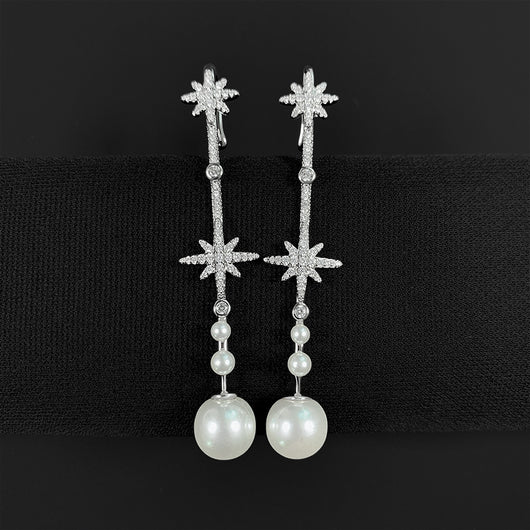 Aretes de Estrella con Seis Montura - Diseño Clásico - Image 11