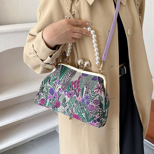 Bolso de Mano Vintage Estilo Pastoral para Mujer