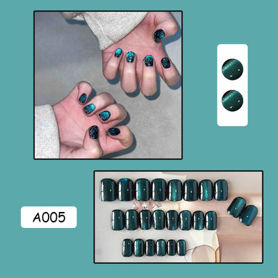 Parches de Uñas Efecto Ojo de Gato Verano - Image 8