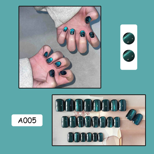 Parches de Uñas Efecto Ojo de Gato Verano - Image 8