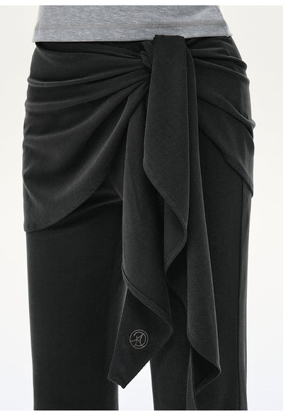 Pantalones Casuales Tejidos con Detalles de Encaje y Cordones - Image 14