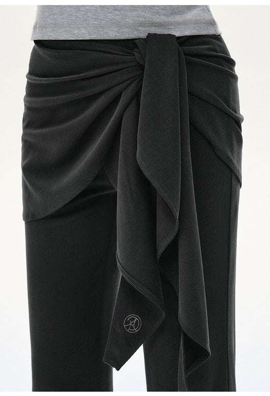 Pantalones Casuales Tejidos con Detalles de Encaje y Cordones - Image 14