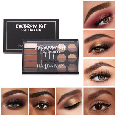 Kit Completo de Cejas: Polvo, Crema y Lápiz Resistente al Agua - Image 2