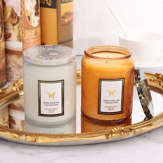 Velas Aromáticas de Soja Hechas a Mano con Vidrio Grabado - Regalo Perfecto - Image 13