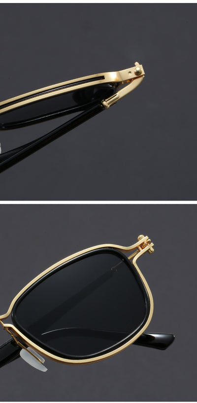 Gafas de Sol Retro Marco Cuadrado Metal - Image 17